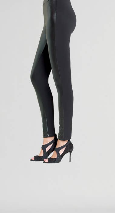 Liquid Leather™ Sheen Two-Tone Legging - Clara Sunwoo