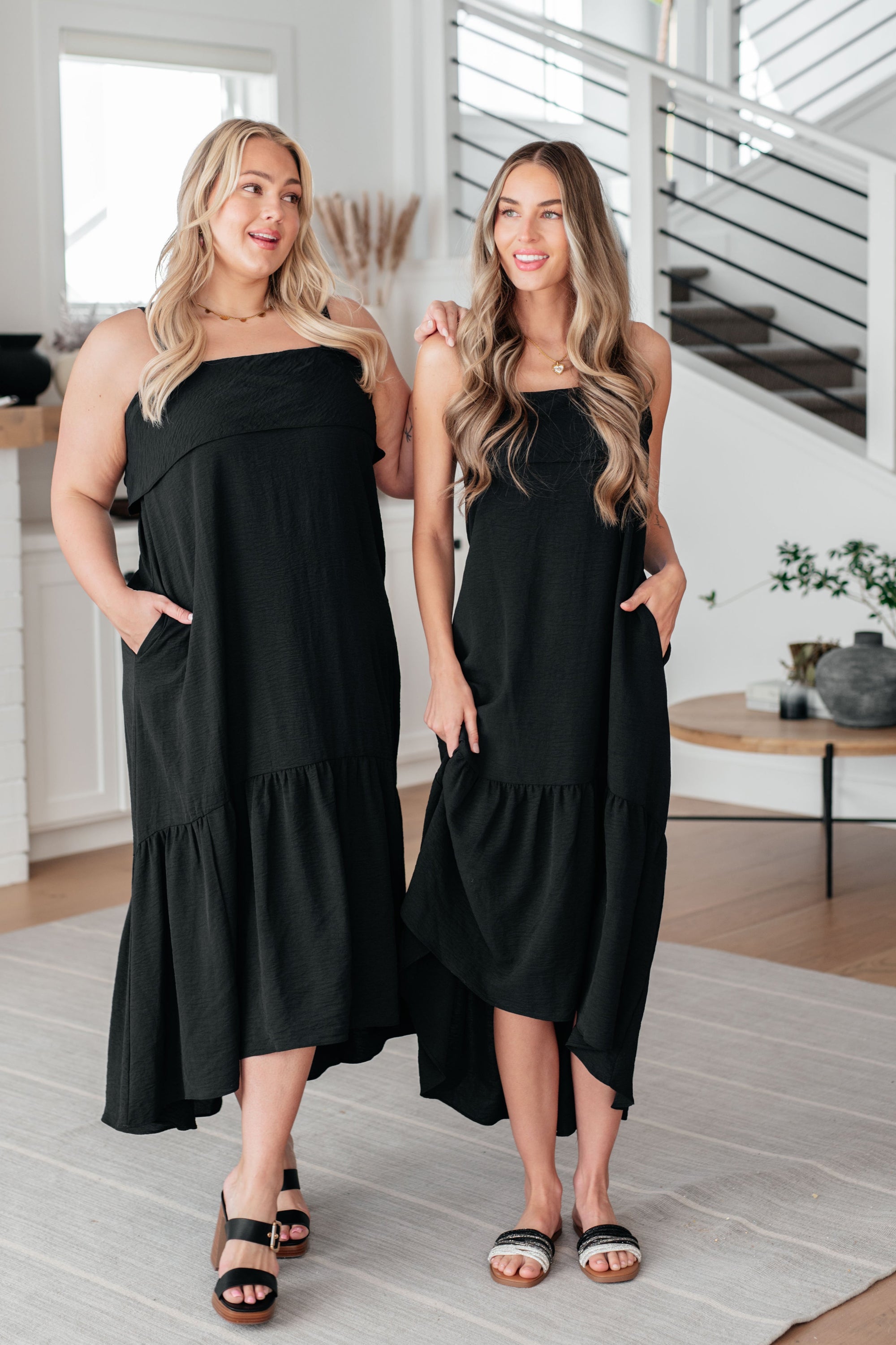 Nightlife Tie Back Maxi Dress - Video