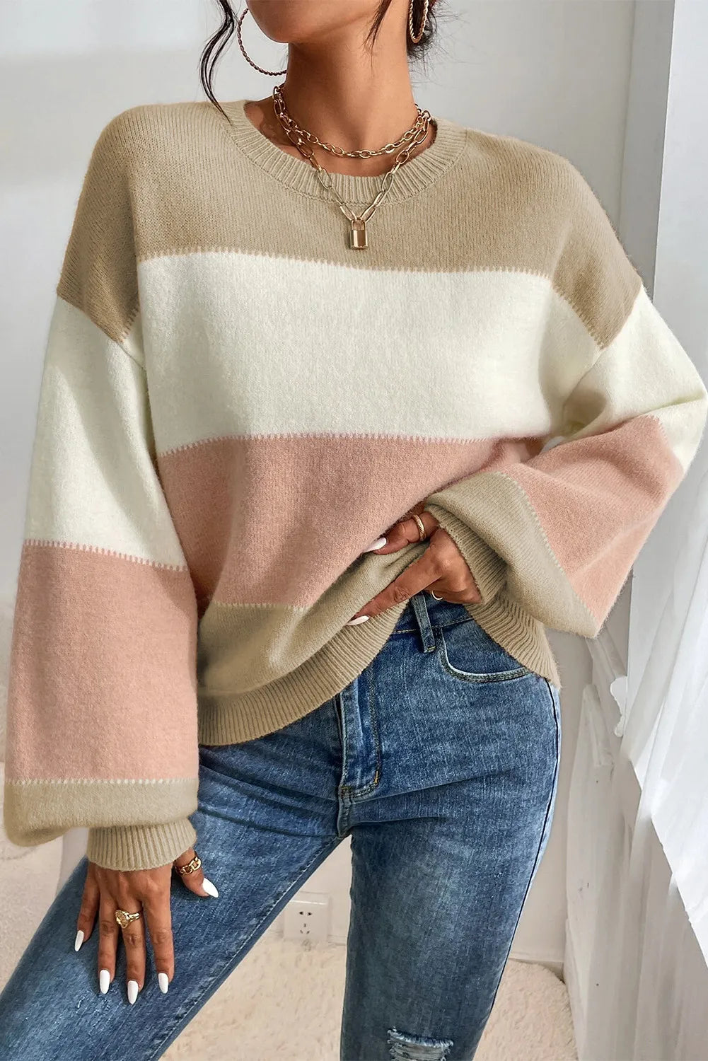 Lantern Sleeve Sweater