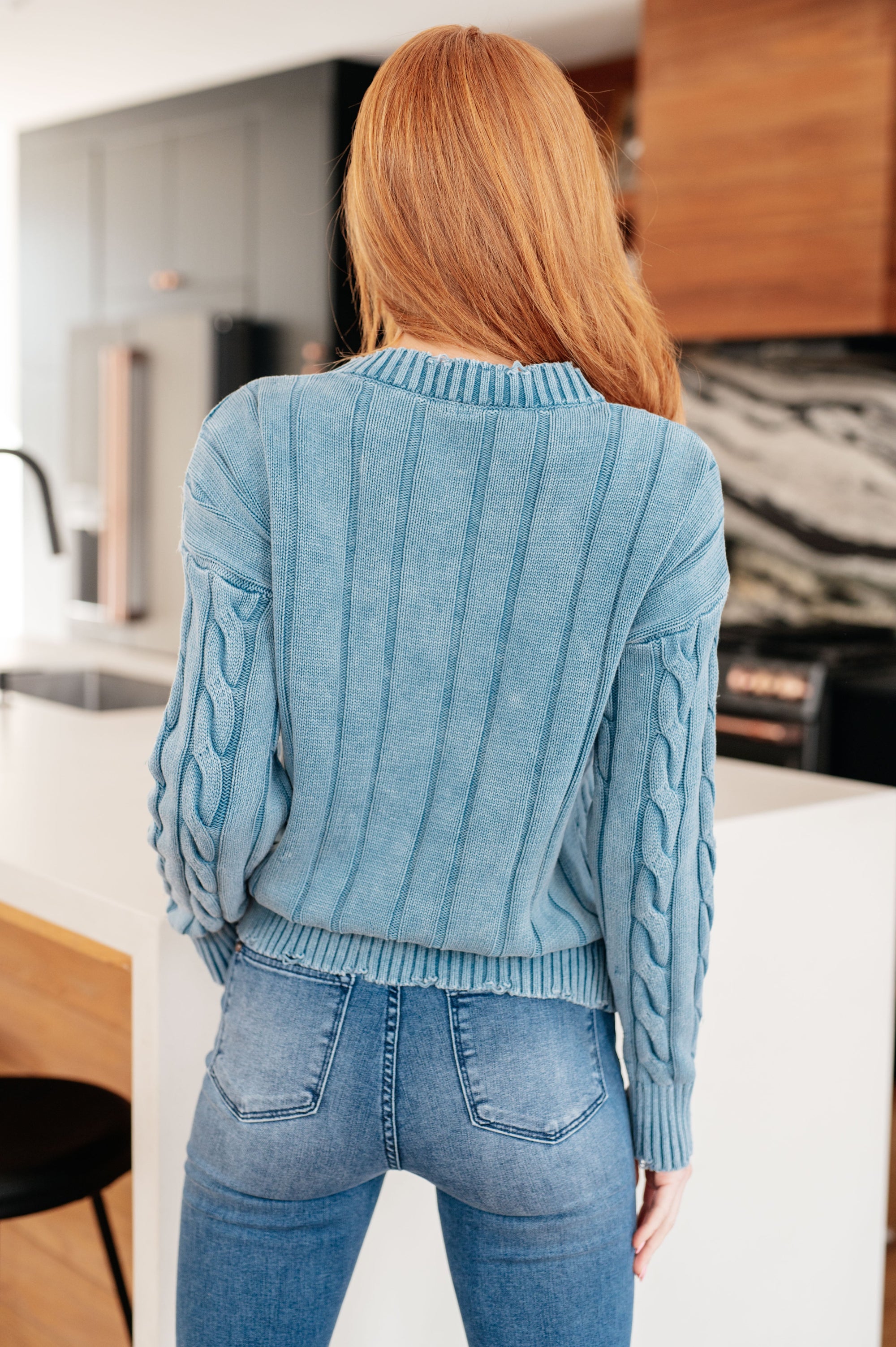 In the Right Direction Cable Knit Sweater - Video